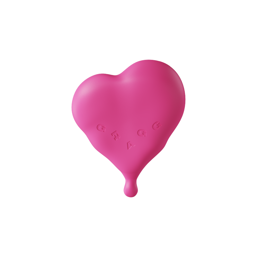 GRAGG - MAGSAFE FLOW HEART BATTERY (9 COLORS)