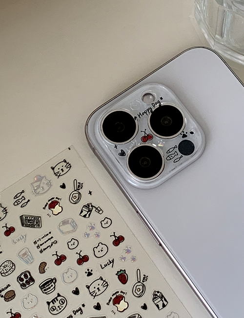 earliner -  camera film sticker set brunch