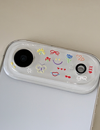 earliner - camera film sticker set butterfly flower