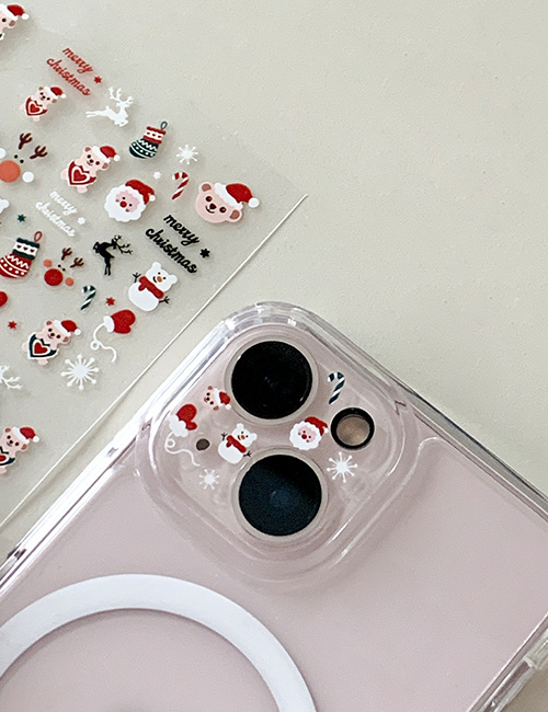 earliner - camera film sticker set christmas