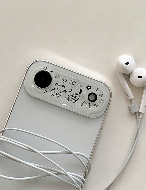 earliner - camera film sticker set music is my life