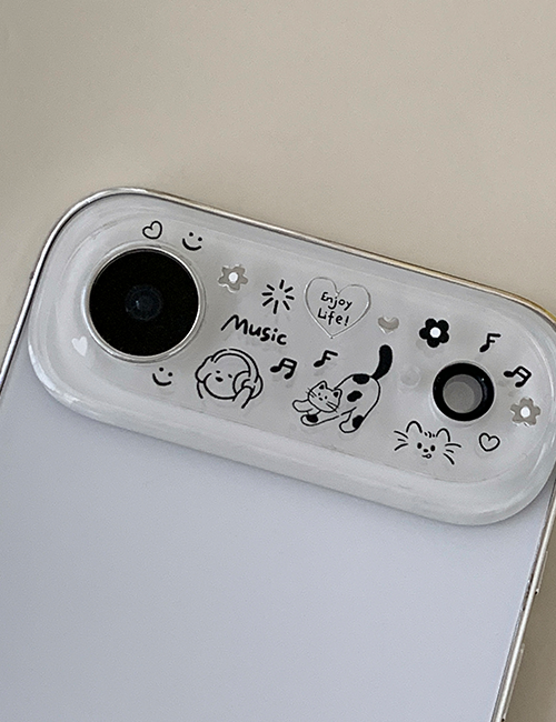 earliner - camera film sticker set music is my life