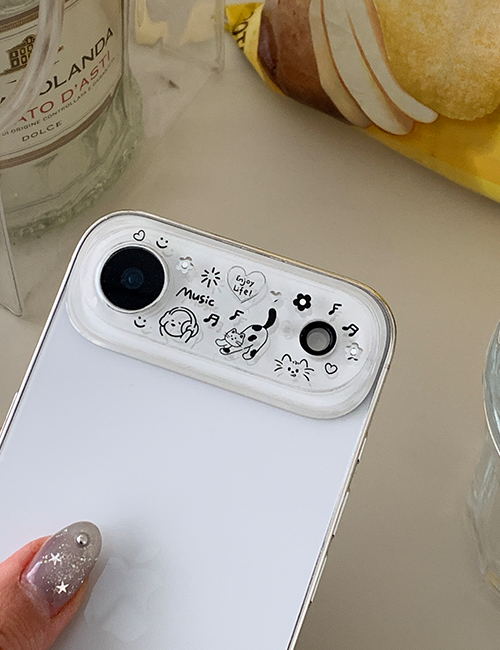 earliner - camera film sticker set music is my life