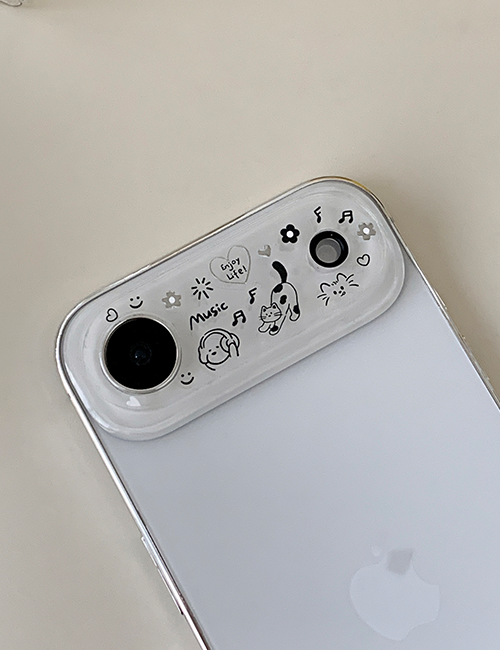 earliner - camera film sticker set music is my life