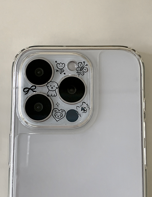 earliner - camera film sticker set puppy (3color)