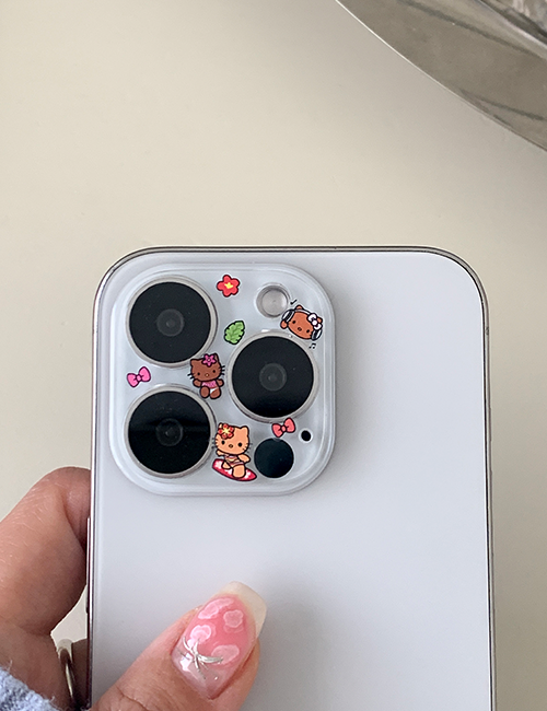 earliner -  camera film sticker set tanning cat