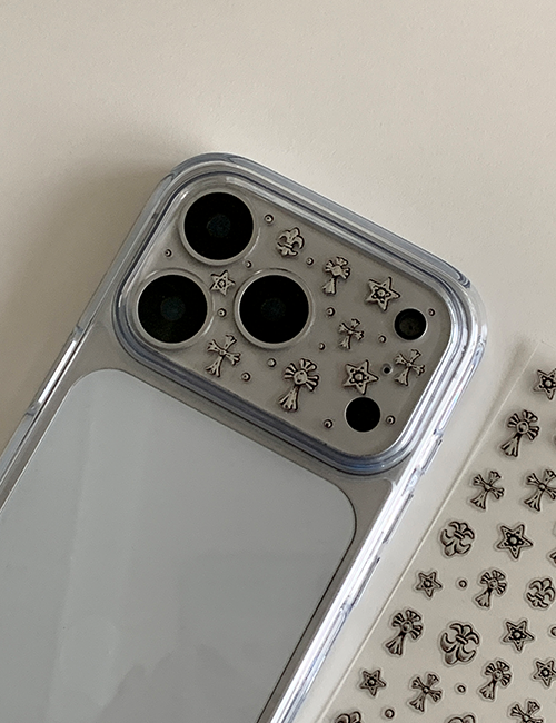 earliner - camera film sticker set vintage cross star