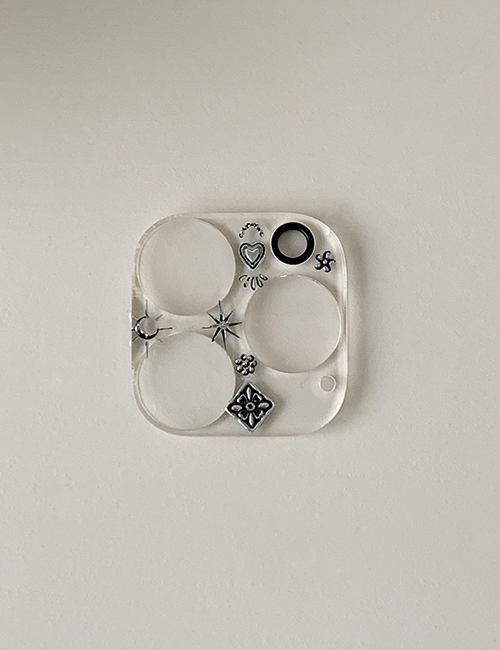 earliner -  camera film sticker set vintage heart