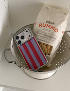 earliner -  vintage pajama red blue silver bumper case