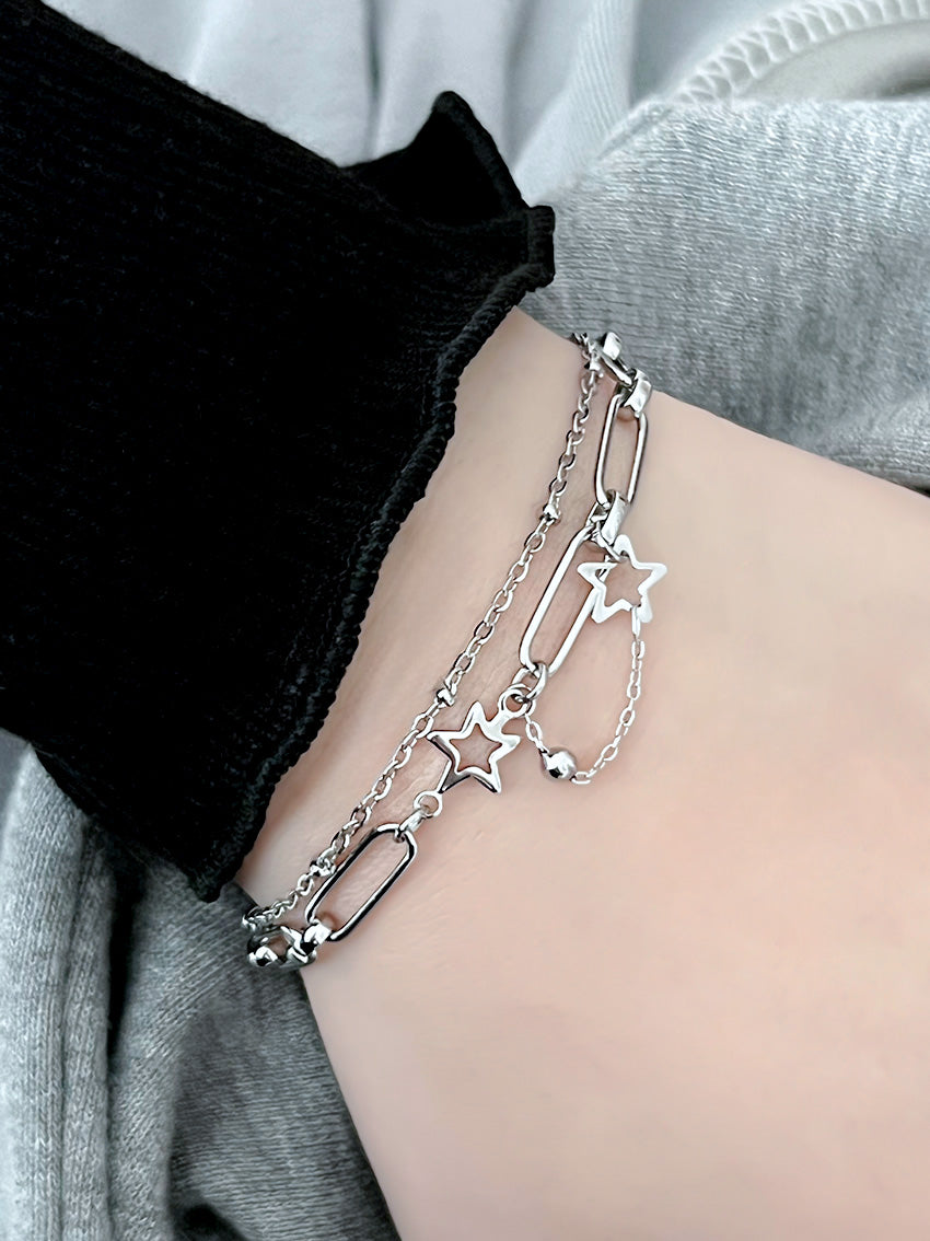 Melting Heart Club - Star Mix Chain Bracelet