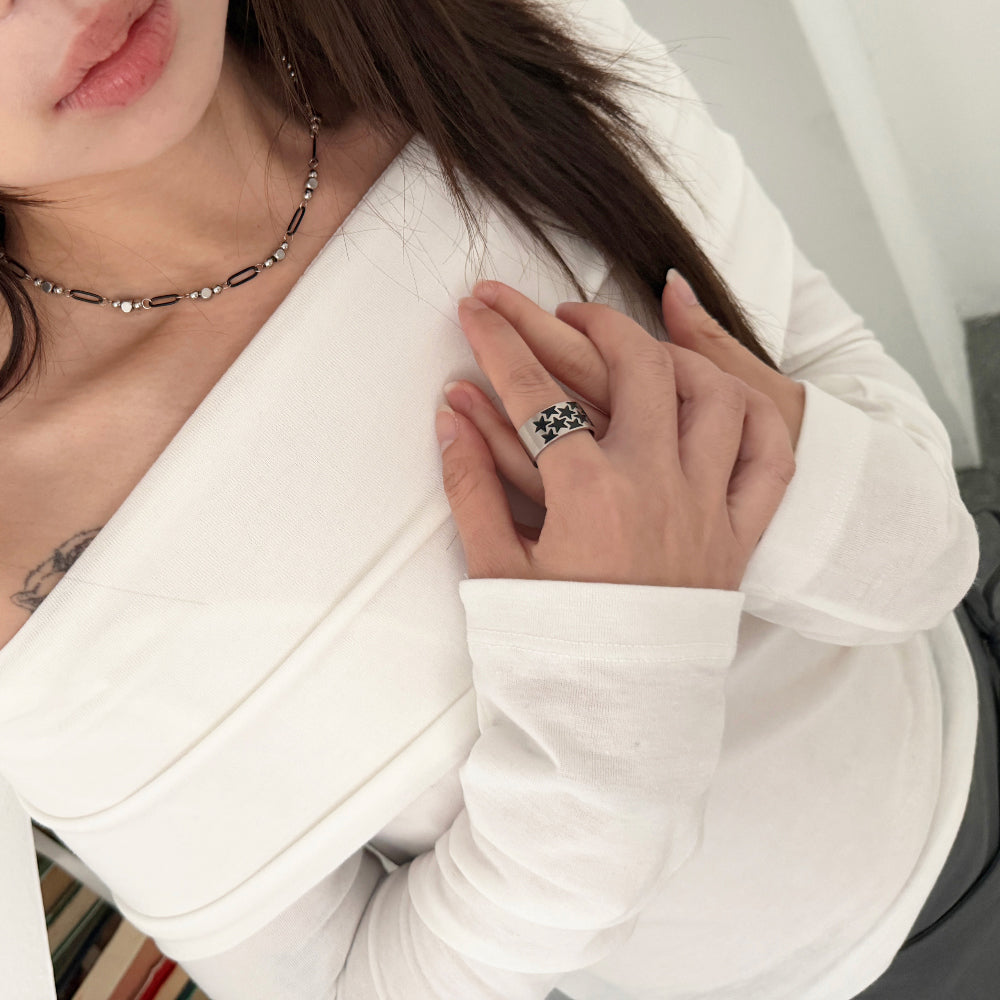 Grumpy Stuff - Star Parade Band Ring