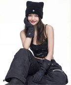 NOMBRE - EMBROIDERED CAT BEANIE (3 Colors)