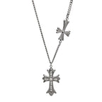 OFUSE - Double Cross Necklace