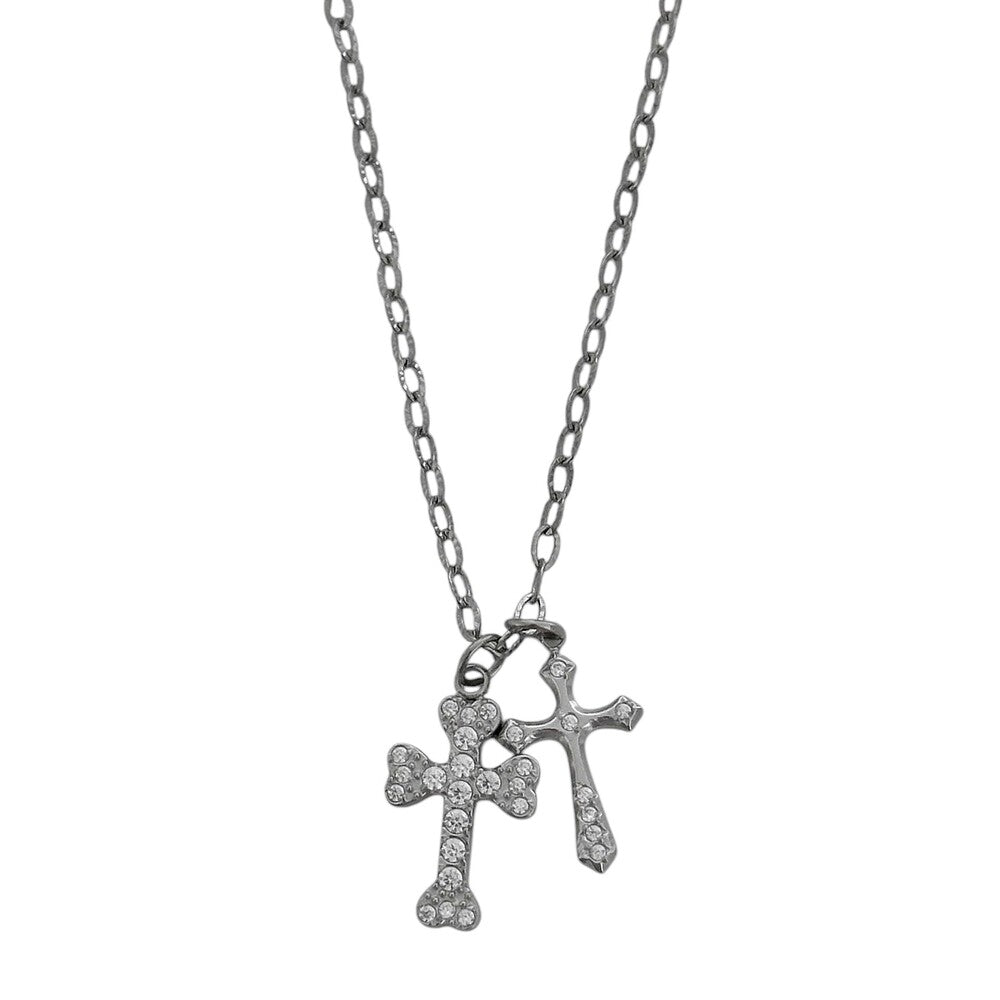 OFUSE -  Cubic Cross Necklace