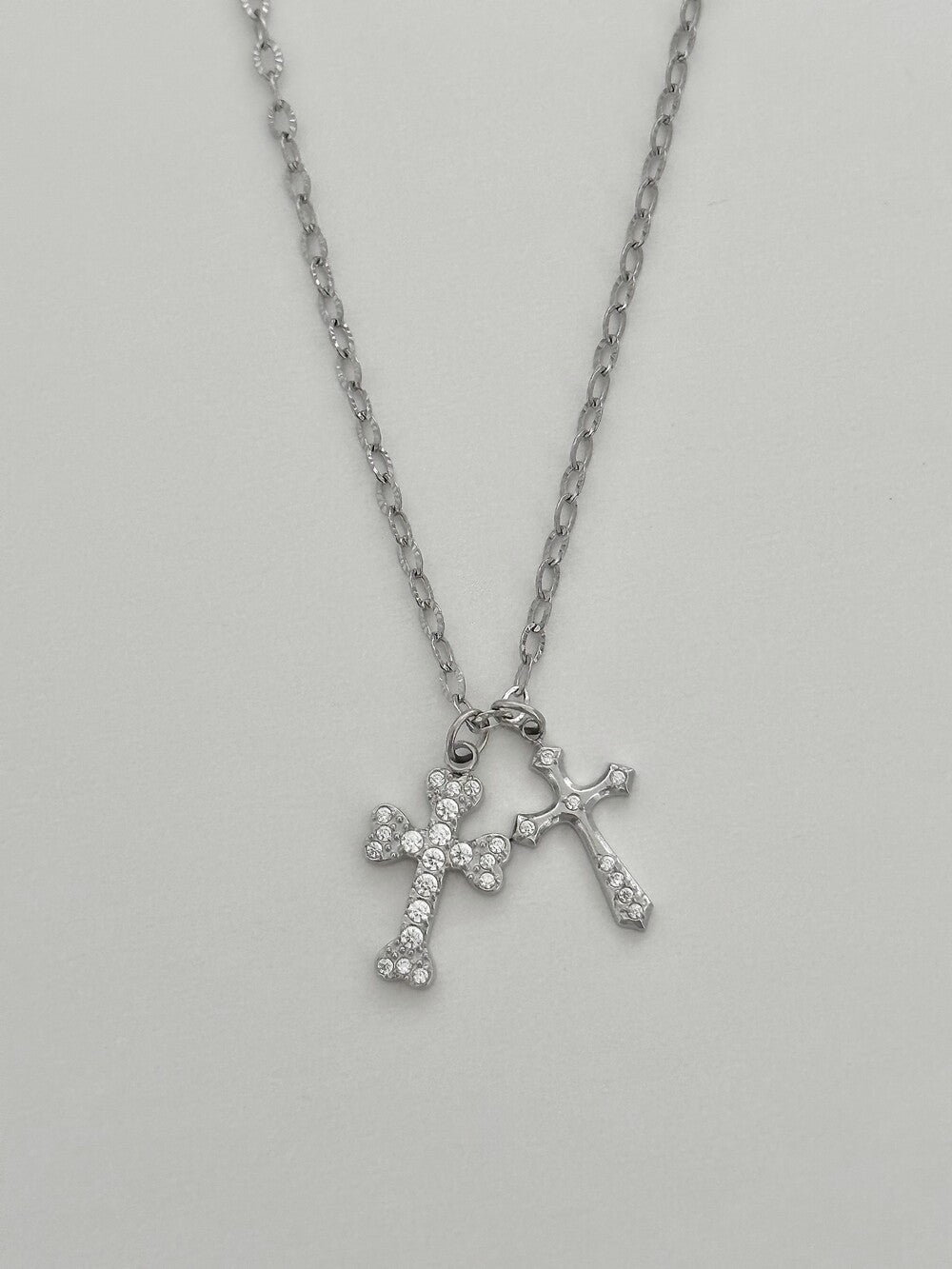 OFUSE -  Cubic Cross Necklace