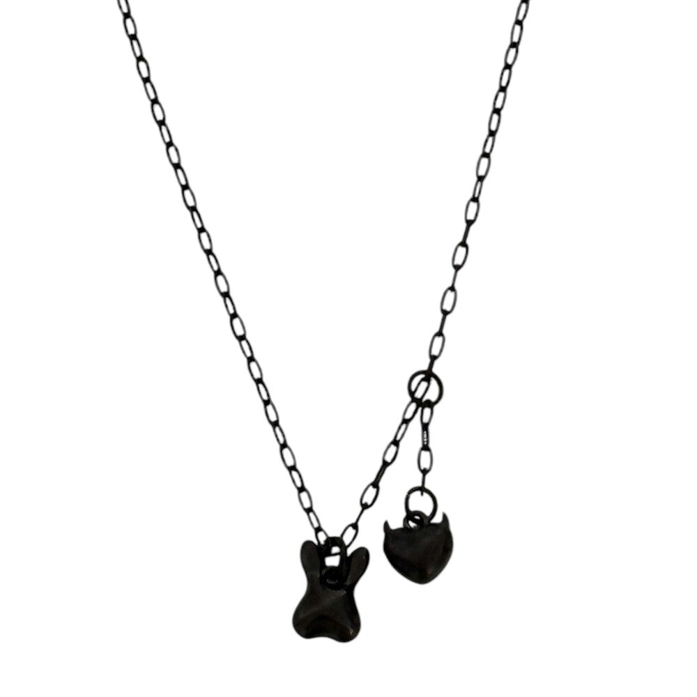 OFUSE - Black Rabbit Necklace