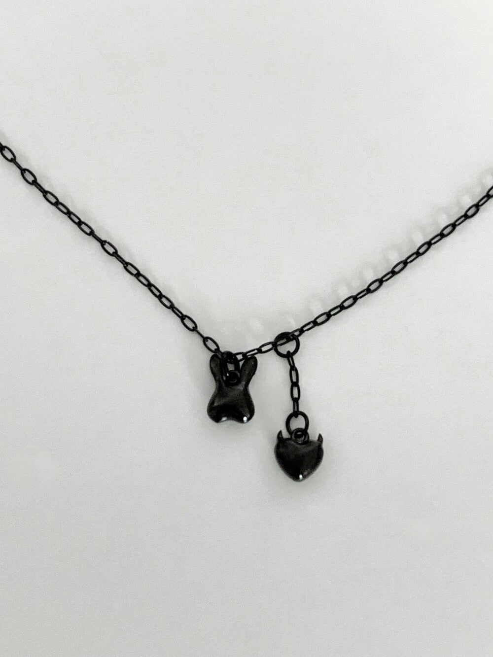 OFUSE - Black Rabbit Necklace
