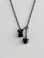 OFUSE - Black Rabbit Necklace
