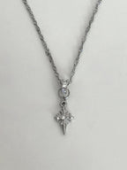 OFUSE - Cubic Cross Necklace-002