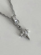 OFUSE - Cubic Cross Necklace-002