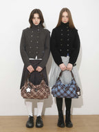 BadBlue - Cocoa Check Pillow Bag