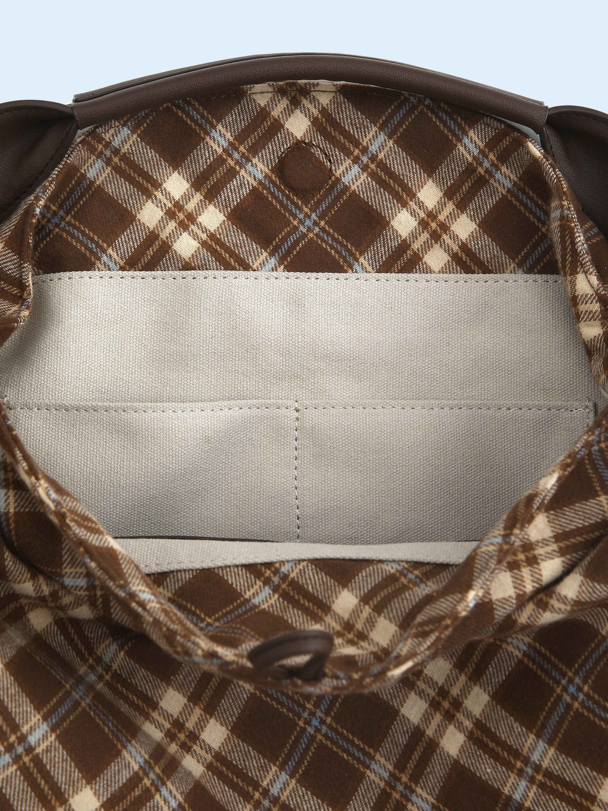 BadBlue - Cocoa Check Pillow Bag