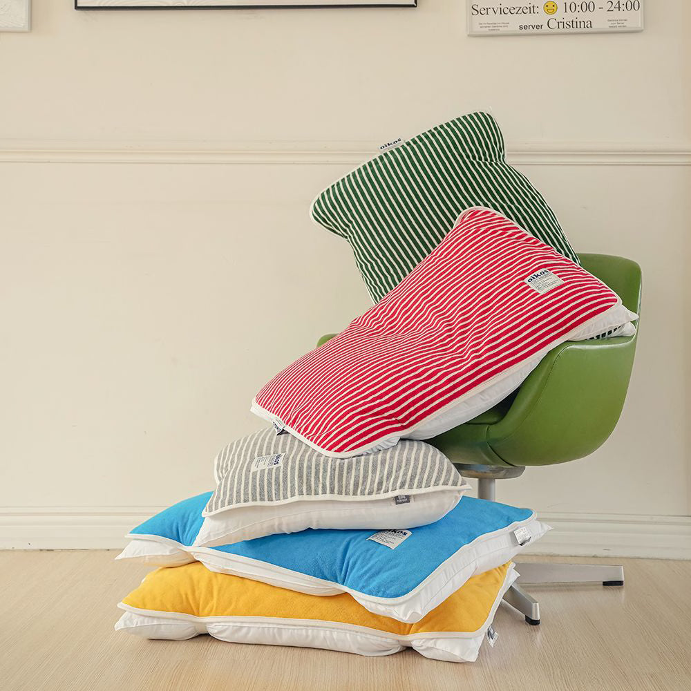 oikos - Terry Banding Quilted Pillow Pad 毛巾布枕頭墊 6色