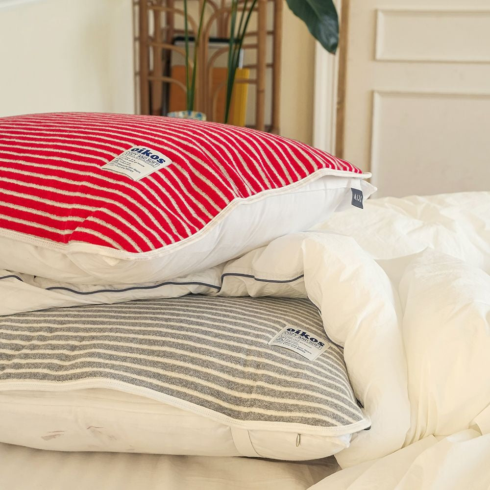 oikos - Terry Banding Quilted Pillow Pad 毛巾布枕頭墊 6色